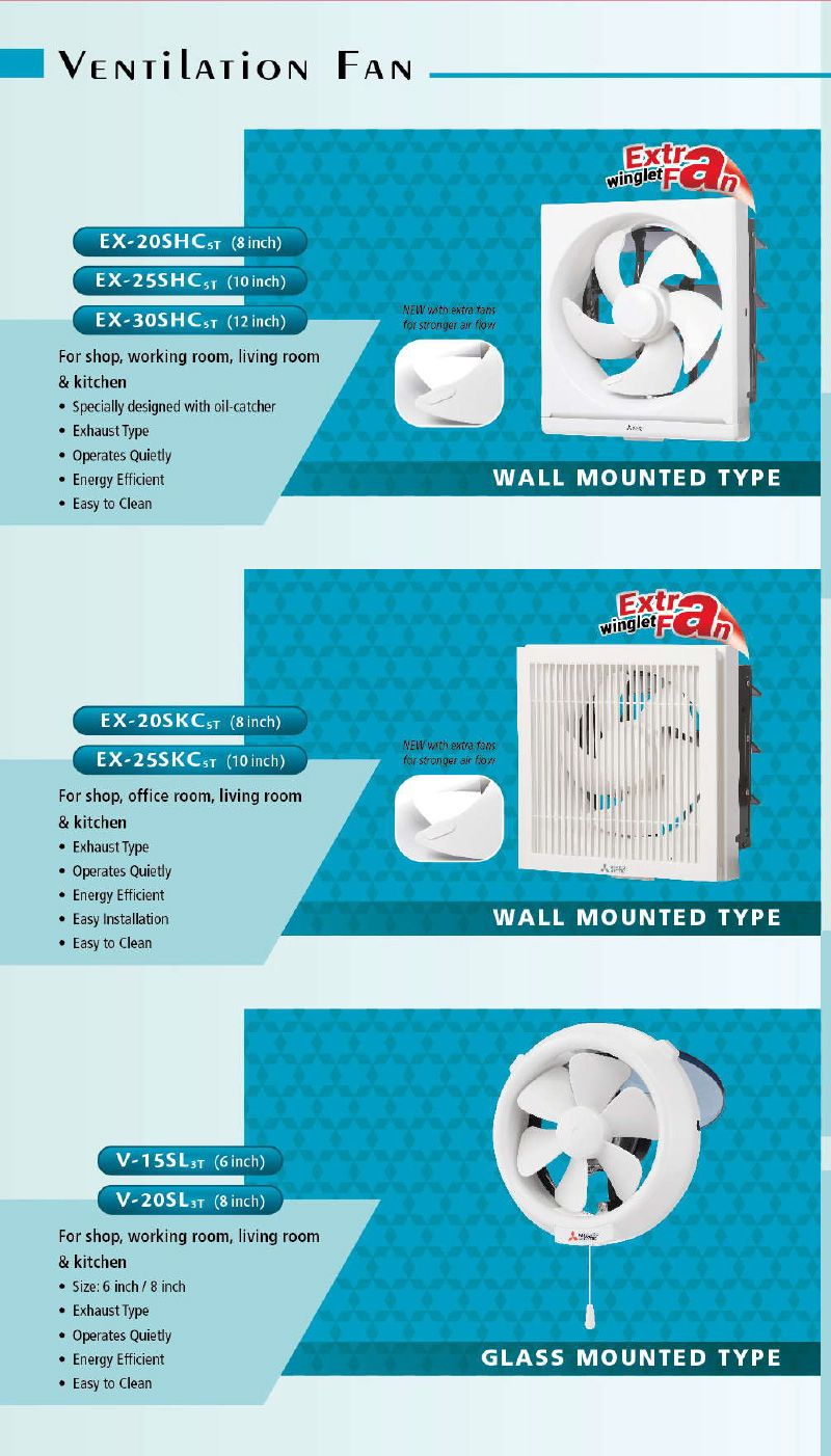 Mitsubishi Ventilation Fans Metal Grille VD18Z/20Z DONE ELECTRICAL